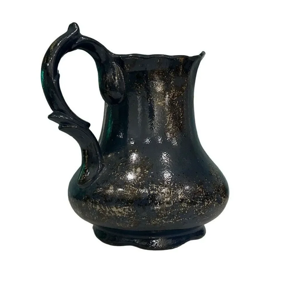 Vintage Ceramic Pottery Pitcher 10